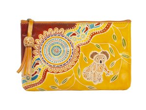 Hand Crafted and Hand Painted Leather Vanity Case