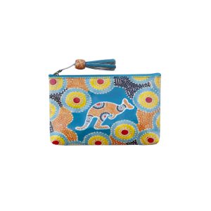 Hand Crafted and Hand Painted Leather Vanity Case