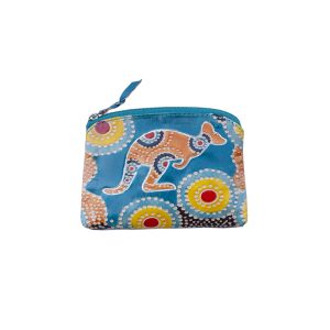 Hand Crafted and Hand Painted Leather Utility Purse